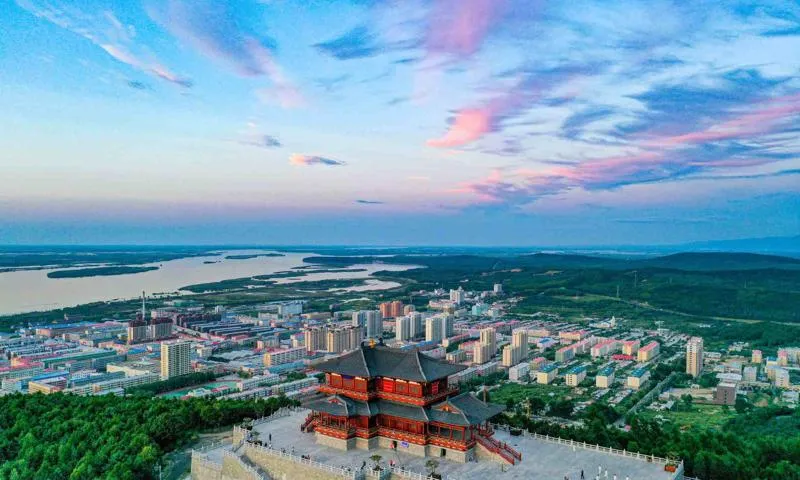 正道东北游记（16）到抚远黑瞎子岛旅游，华夏东极，避暑胜地